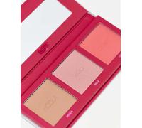 Chocolicious Cheeks Gift Set MINI palette of matte bronzer, soft neutral-rose blush & bright cherry-red blush