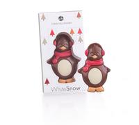 CHOCOLISSIMO Penguin Solo - Chocolate figure - Christmas | Chocolate penguin figure | Gift idea | Woman | Man | Girl | Boy | Adult | Child | Funny
