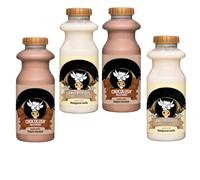 Chocolush, Vanillalicious Mixed Milkshake Bottles 330ml (4 x Bottles)