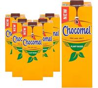 Chocomel Plant-Based Original Dutch Creamy Chocolate Milk, Tetra 1 Litre (Pack of 6) - Vegan, Gluten-Free, Dairy-Free, Ready-to-Drink Cocoa