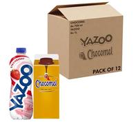 Chocomel & YAZOO Strawberry Variety Bundle (Pack of 12)