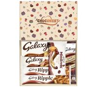 Choconest Letterbox Chocolate Hamper | Filled with Galaxy Smooth Milk Bars & Minstrels | Chocolate Gift Box for Mother, Father, Children, Teacher | Chocolate Treat Box Surprise (Standard, Galaxy 1)