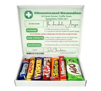 Chocotamol Remedies Chocolate Gift Box, Get Well Soon Prescription Style, Assorted Chocolate Bars, Novelty Sweet Hamper for Men, Women, Friends, 350g
