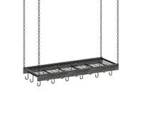 CHOEZON Hanging Pot Rack 35.4 L x 13 W Ceiling Pot Hanger Industrial Style Pot Rack Wall Mounted Pot Hanger for Kitchen Pot and Pan Hanging Ra