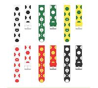 Chofit (6-Pack) Straps Compatible with Polar Vantage M2 Strap, Soft Silicone Sport Replacement Football Pattern Band for Vantage M/Vantage M2/GritX/GritX Pro/GritX Pro Titan/Vantage V2 SHIFT