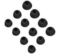Chofit Ear Caps Compatible with Soundcore by Anker P40i/P30i/Sport X10/Space A40/Life P3, P2 Mini, P2, A1 Eartips, Soft Silicone Replacement Earbuds Cushions Tip Covers, 3 Sizes 6 Pairs (Black)