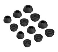 Chofit Ear Caps Cover Compatible with Huawei Freebuds 5i Eartips, Soft Silicone Replacement in-Ear Ear Tips Earbuds Cushions Tip Covers for Huawei Freebuds 5i/Freebuds 4i, 3 Sizes 6 Pairs (Black)