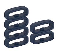 Chofit Replacement Secure Rings Compatible with Garmin Venu Sq 2/Venu 2 Plus/Vivoactive 6/epix Pro 42mm/Approach S70 42mm Silicone Connector Keepers Fastener Ring Holders Security Loop (Blue)