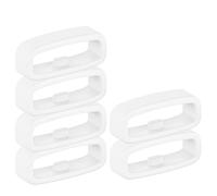 Chofit Replacement Secure Rings Compatible with Garmin Venu Sq 2/Venu 2 Plus/Vivoactive 6/epix Pro 42mm/Approach S70 42mm Silicone Connector Keepers Fastener Ring Holders Security Loop (White)