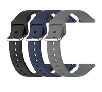 Chofit Replacement Watch Bands Compatible with DDXCAW P2/AcclaFit P5 Strap, Soft Sport Silicone Wristband for P5/P2 Smartwatch, 3-Pack (3A)