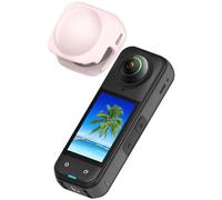 Chofit Silicone Lens Protective Cover Compatible with Insta360 X5, X4 Case- Ultimate Protection (Pink)