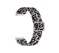 Chofit Strap Compatible with Polar Pacer/Ignite 2 Straps, Replacement Band Woven Floral Pattern Elastic Arm Bands 20mm Sport Wristband (Leopard)