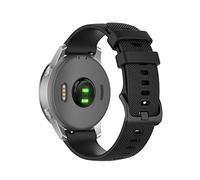 Chofit Straps Compatible with AcclaFit B8PRO Strap, Soft Silicone Sport Bands 18mm Quick Release Replacement Wristband Grid Band for AcclaFit B8PRO Smartwatch (Black)