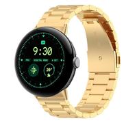 Chofit Straps Compatible with Google Pixel Watch 4/Watch 3 45mm 41mm Strap, Metal Stainless Steel Wristband Replacement Business Band for Pixel Watch3 (45mm, Gold)