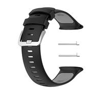 Chofit Straps Compatible with Polar Vantage V2 Strap, Soft Silicone Sport Replacement Two-Tone Wristband Band for Vantage V2 Smartwatch (Black-Gray)