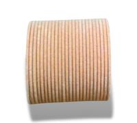 CHOHAN'S Handmade Velvet Bangles Set of 24 Lightweight Traditional Indian Bangles for Women & Girls, Skin-Friendly Multi-Color Ethnic Jewellery for Weddings, Festivals & Party Wear (Peach, M (2.6)