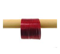 CHOHAN'S Indian Bollywood Churi Bangles Set for Women - Shiny Aluminium Traditional Ethnic Bangles for Wedding, Festival & Party Wear (Size 2.12, Multiple Colours) (Red)