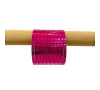 CHOHAN'S Indian Bollywood Churi Bangles Set for Women - Shiny Aluminium Traditional Ethnic Bangles for Wedding, Festival & Party Wear (Size 2.12, Multiple Colours) (Coral)