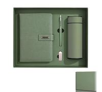 choice A5 notebook gift box,Beautifully packaged gift, Matching signature pen, 16G USB flash drive and 304 stainless steel thermos cup,Each piece is carefully selected.ideal choice for selecting gift