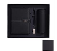 choice A5 notebook gift box,Beautifully packaged gift, Matching signature pen, 16G USB flash drive and 304 stainless steel thermos cup,Each piece is carefully selected.ideal choice for selecting gift