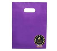 Choice Marts 100 Purple Bags for Small Business 1.5Mil 9"x12" Merchandise Bags Extra Thick Glossy and Shopping Bags for Retail, Purple
