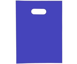 Choice Marts Merchandise Bags 100 Count Indigo Color 9" x 12" Bags 1.5 Mil Thick Glossy With Handles