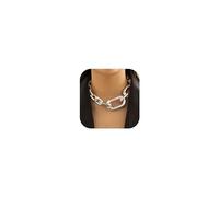 choice of all Chunky Gold Necklace Choker Necklace for Women Statement Necklace Gold Chain Necklace Layered Stack Necklace Christmas Gifts Stocking Stuffers, Adjustable, Metal, No Gemstone