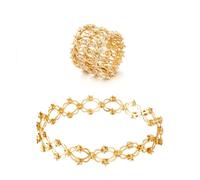 choice of all Expandable Ring Bracelet, Folding Retractable Ring Bracelet, Adjustable Transform Bracelet Ring, Retractable Ring Replacement Bracelet Rose Statement Ring Jewelry Gifts, L, Alloy, no