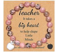 choice of all Teacher Appreciation Gifts for Women Teacher Bracelet Natural Stone Teacher Bracelets for Women Teacher Jewelry Accessories, adjustable, alloy, other