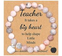 choice of all Teacher Appreciation Gifts for Women Teacher Bracelet Natural Stone Teacher Bracelets for Women Teacher Jewelry Accessories, adjustable, alloy, other