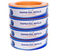 ChoiceRefill Compatible with Diaper Genie Pails 4-Pack 1080 count