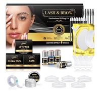 Choido Eyelash Lifting Kit - Eyebrow Laminating Kit, Eyelash Permanent Kit, Professional Eyelash Curler, Eyelash Extension and Eyebrow Lifting, 2 in 1 Set