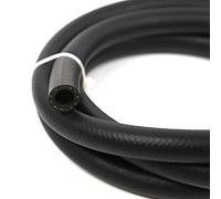 CHOIMOON 10ft 5/8in Nylon Fuel Hose, Black, High-Pressure Push Lock, SAE 30R9 Standard, Compatible with Various Fuels and Fluids