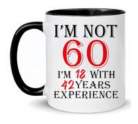 Choinn 60th Birthday Gifts for Women Men, 1965 60 Years Old Birthday Gift Coffee Mug, Funny 60th Birthday Gifts Ideas - Fathers Day Mothers Day Christmas for Dad, Mom, Aunt, Uncle, Grandma, Grandpa