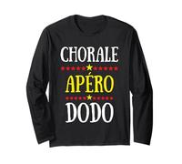 Choir Aperitif Sleep Aperitif Alcohol Vacation Sleep Humor Long Sleeve T-Shirt