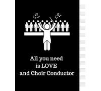 Choir Conductor's Sheet Music Notebook: Essential for Choral Conductors: 12 Staves per Page | 100 Pages | 8.5 x 11 inch