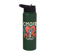 Choir Mom Like A Normal Mom Only Cooler Stainless Steel Insulated Water Bottle