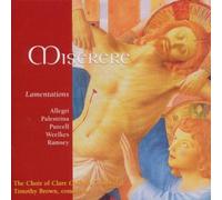 Choir Of Clare C Miserere, Lamentations (Brown, Schlapp, Ward-c (CD) (US IMPORT)