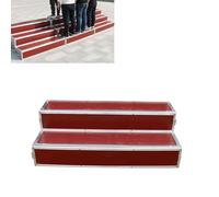 Choir Risers Folding Choral Stairs Stage Riser Platform Based Metal Anti-Slip Portable Stage Platform,(Heavy Duty Portable Choral Risers, 2-Level Choir Platforms with Staircase, Durable Per