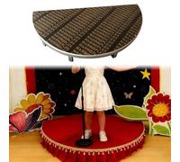 Choir Risers Folding Choral Stairs Stage Riser Platform Based Metal Anti-Slip Portable Stage Platform Multi-Level Home Theater Seating，Children's Performance Stage Riser, Half Circle Platfor