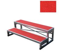 Choir Risers Folding Choral Stairs Stage Riser Platform Based Metal Anti-Slip Portable Stage Platform Multi-Level Home Theater Seating，Portable Step Stands for Choir Performances, Outdoor St