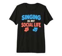 Choir Singer Community Choir Vocal Music Soprano Alto Tenor Premium T-Shirt