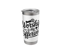 Choir Singer Gospel Church Worship Religious Offering Sing Stainless Steel Insulated Tumbler