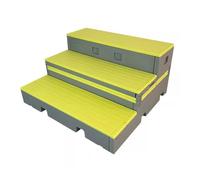 Choir Stage Mobile Flip-Folding Steps - Three-Tier Design for School Music Classrooms