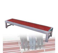 Choir Stage Risers, 1/2 Tiers Metal Anti-Slip Standing Commercial Stair Riser Platform for School, Church, Theater, Concert Hall, Photo Booth