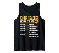 Choir Teacher Hourly Rate Choir Music Teacher Instructor Tank Top