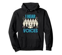Choir Teacher I Hear Voices Funny Music Design Pullover Hoodie