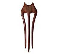 CHOISBEING French Hair Pin for Women Wooden Rosewood Hair Sticks for Buns Chinese 3-prong Cute Hair Fork for Long Hair