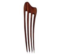 CHOISBEING Wooden French Hairpin for Women Handmade Hair Stick for Buns 4 Prongs Hair Fork for Long Hair Accessory Clip (Rosewood)