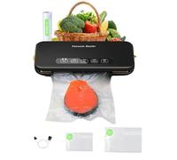Choisonye Vacuum Sealer Automatic Fast-Compact,Machine-85Kpa Powerful Suction Efficient Food Machine with Vacuum Sealer Bags & Cutter for Dry/Moist Food Fresh Preservation